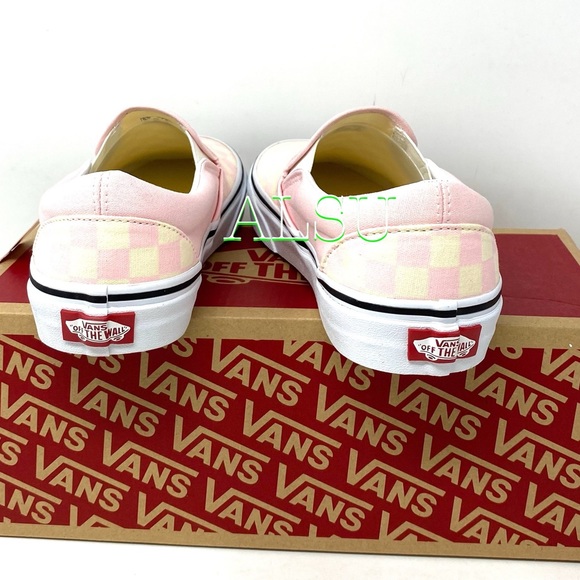 VANS Classic Slip On Checkerboard Pink Women’s Size 10 Sneakers VN0A4BV3X0A - Picture 6 of 9
